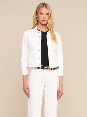 L'AGENCE Women's Janelle Slim Raw Jacket
